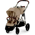 Cybex Gazelle S Stroller - Taupe Frame/Almond Beige Cybex