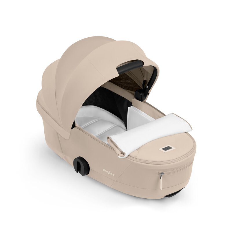 Cybex Mios/Coya Fold Lux Carry Cot - Cozy Beige Cybex