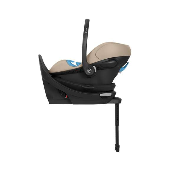 CYBEX Aton G2 Swivel Infant Car Seat with Load Leg Base - Almond Beige Cybex