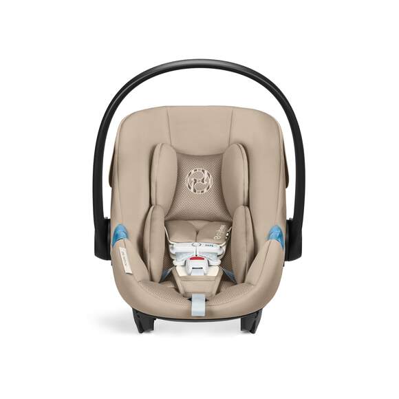 CYBEX Aton G2 Swivel Infant Car Seat with Load Leg Base - Almond Beige Cybex