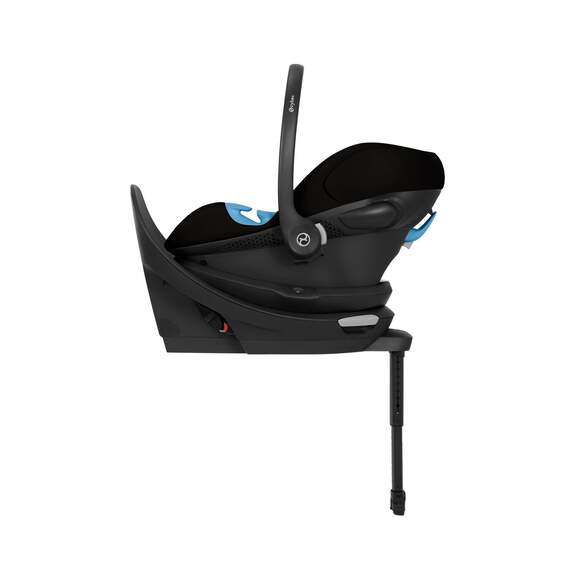 CYBEX Aton G2 Swivel Infant Car Seat with Load Leg Base - Moon Black Cybex