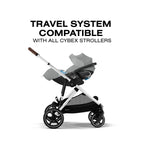 CYBEX Cloud G Pro Comfort Extend Infant Car Seat - Stone Grey Cybex