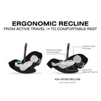 CYBEX Cloud G Pro Comfort Extend Infant Car Seat - Moon Black Cybex