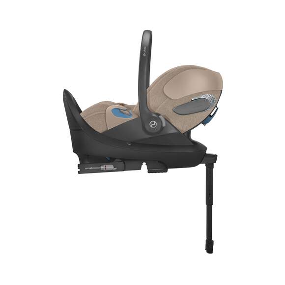 CYBEX Cloud T Comfort Extend Infant Car Seat with SensorSafe - Cozy Beige Cybex