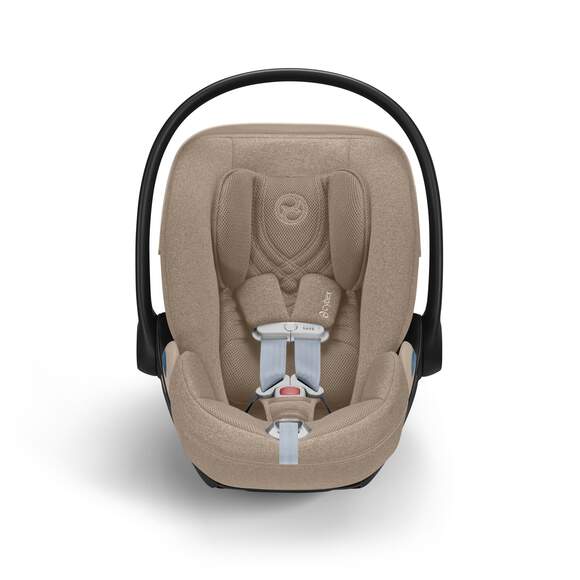CYBEX Cloud T Comfort Extend Infant Car Seat with SensorSafe - Cozy Beige Cybex
