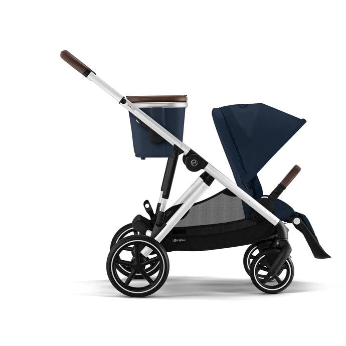 Cybex Gazelle S Stroller - Silver Frame/Ocean Blue Cybex