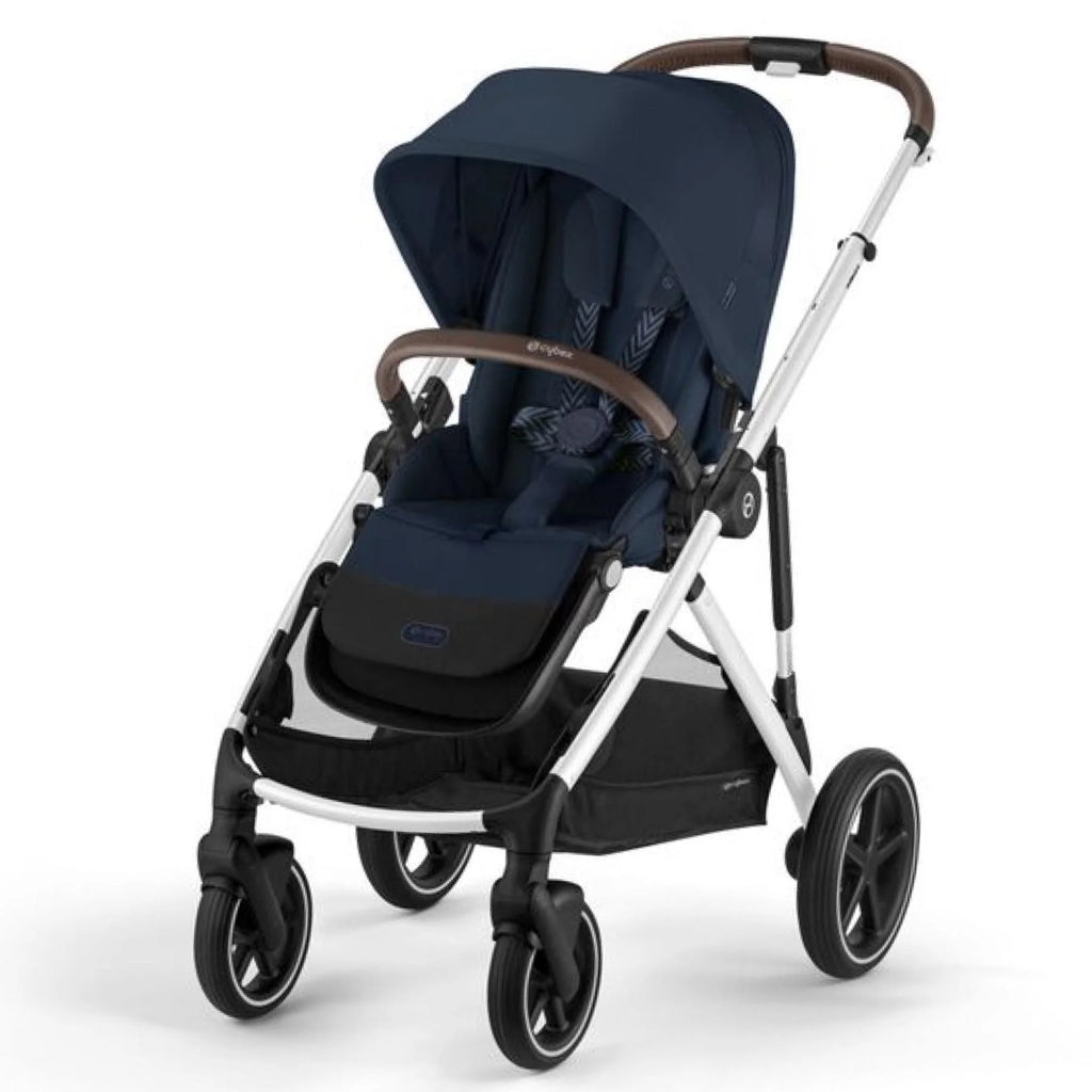 Cybex Gazelle S Stroller - Silver Frame/Ocean Blue Cybex
