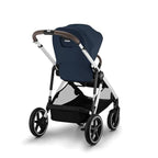 Cybex Gazelle S Stroller - Silver Frame/Ocean Blue Cybex