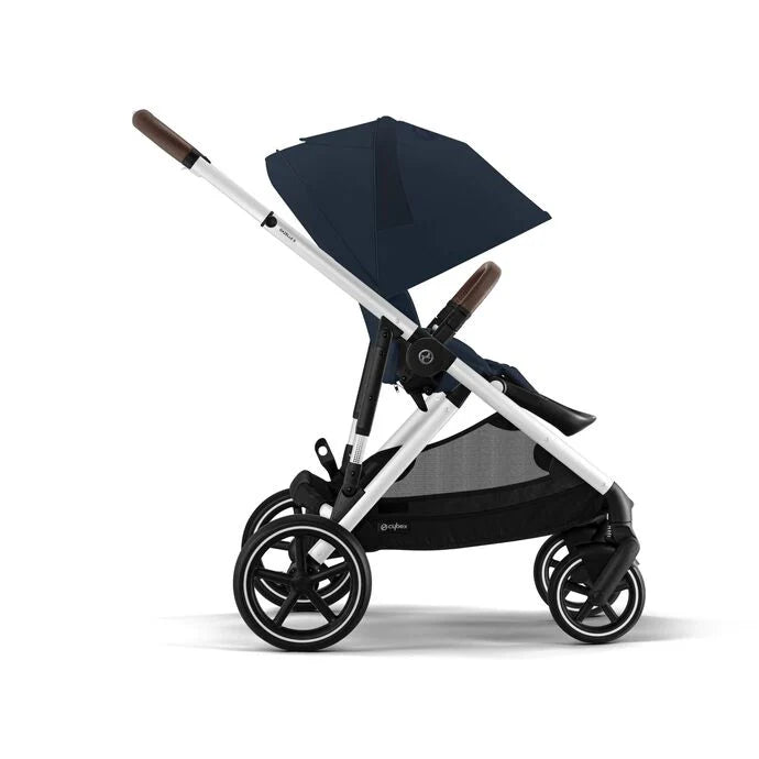 Cybex Gazelle S Stroller - Silver Frame/Ocean Blue Cybex