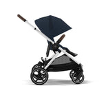 Cybex Gazelle S Stroller - Silver Frame/Ocean Blue Cybex