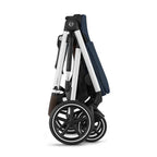 Cybex Gazelle S Stroller - Silver Frame/Ocean Blue Cybex
