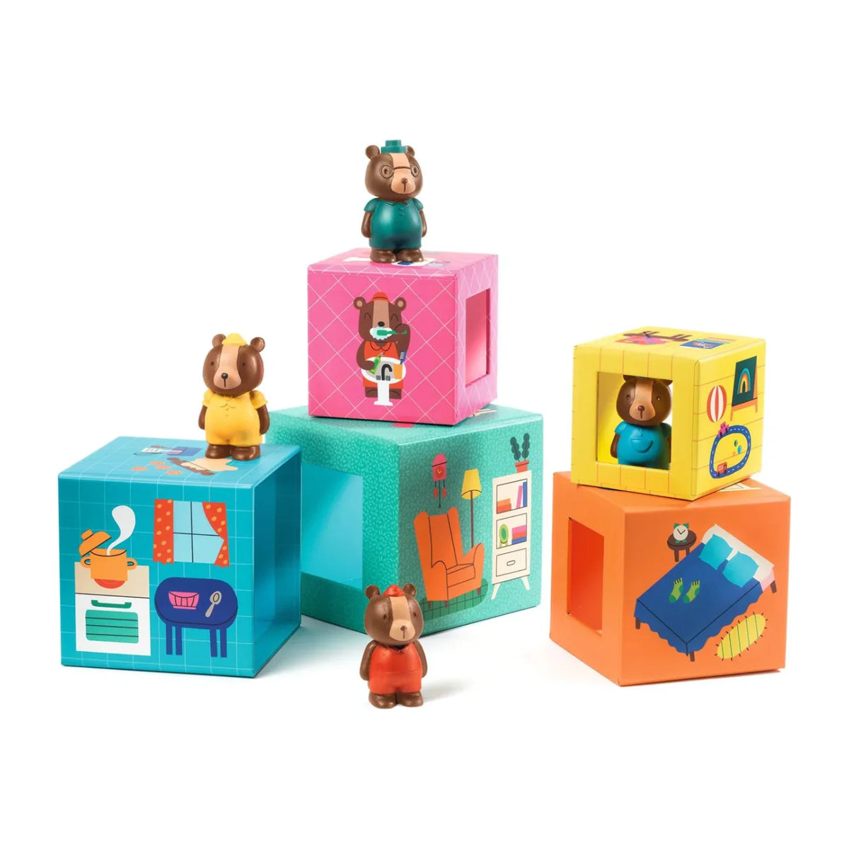 Djeco Topanihouse Blocks & Towers Djeco