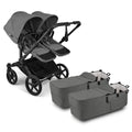 Bugaboo Donkey 6 Twin Stroller - Black/Moon Grey/Moon Grey Bugaboo