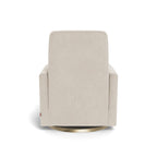 Monte Grano Glider Recliner - Dune Heathered Fabric with Gold Swivel Base Monte