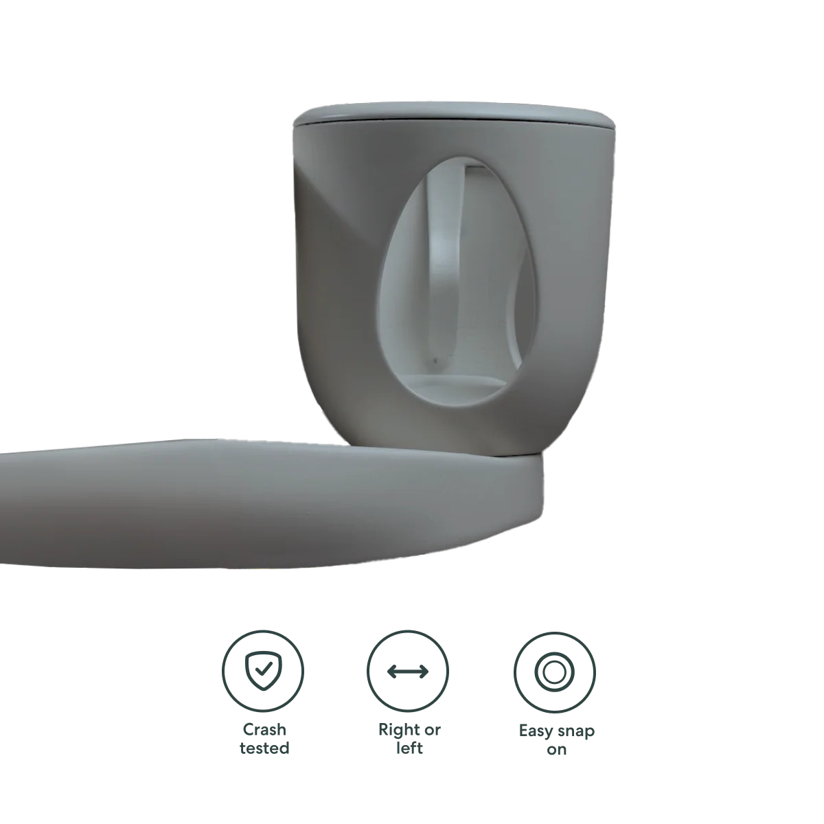Babyark Cup Holder - Charcoal Grey babyark