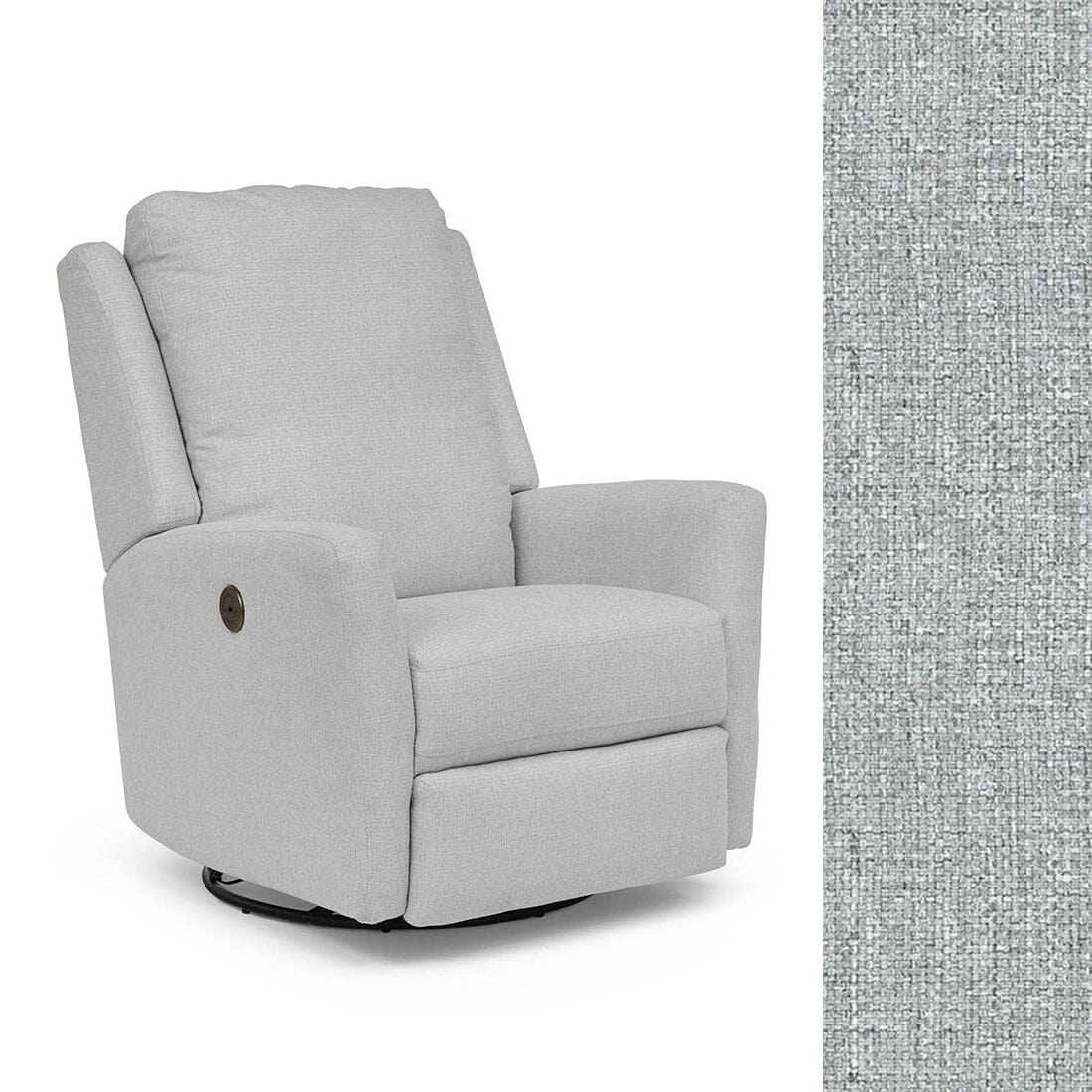 Storytime by Best Chairs Heatherly Swivel Glider Recliner - Dove (21553B) Best Chairs