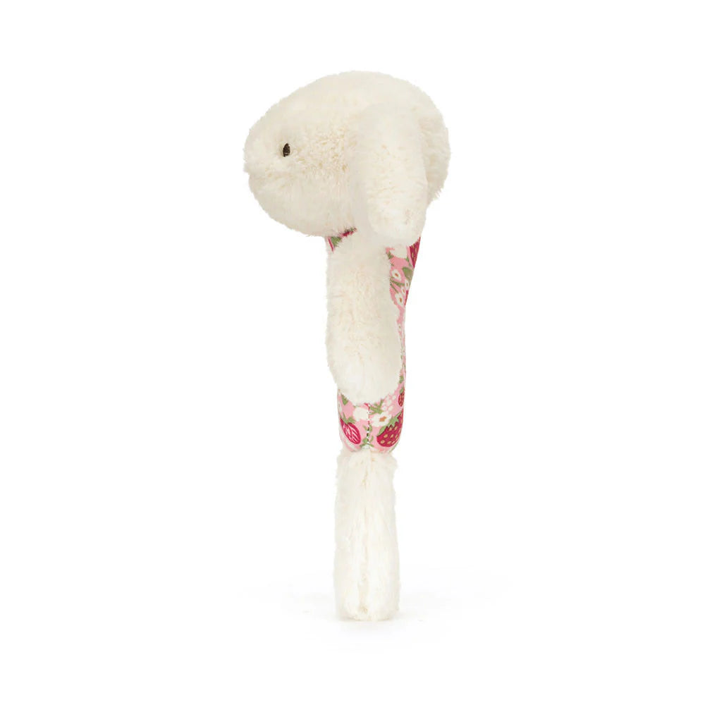 Jellycat Blossom Cream Bunny 'Berry' Ring Rattle Jellycat
