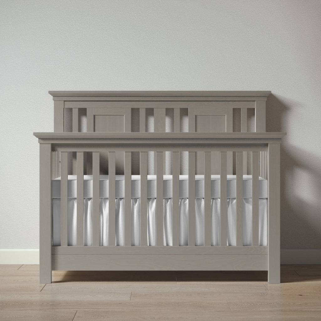 Romina Furniture Karisma Open Back Convertible Crib - Ash Romina Furniture