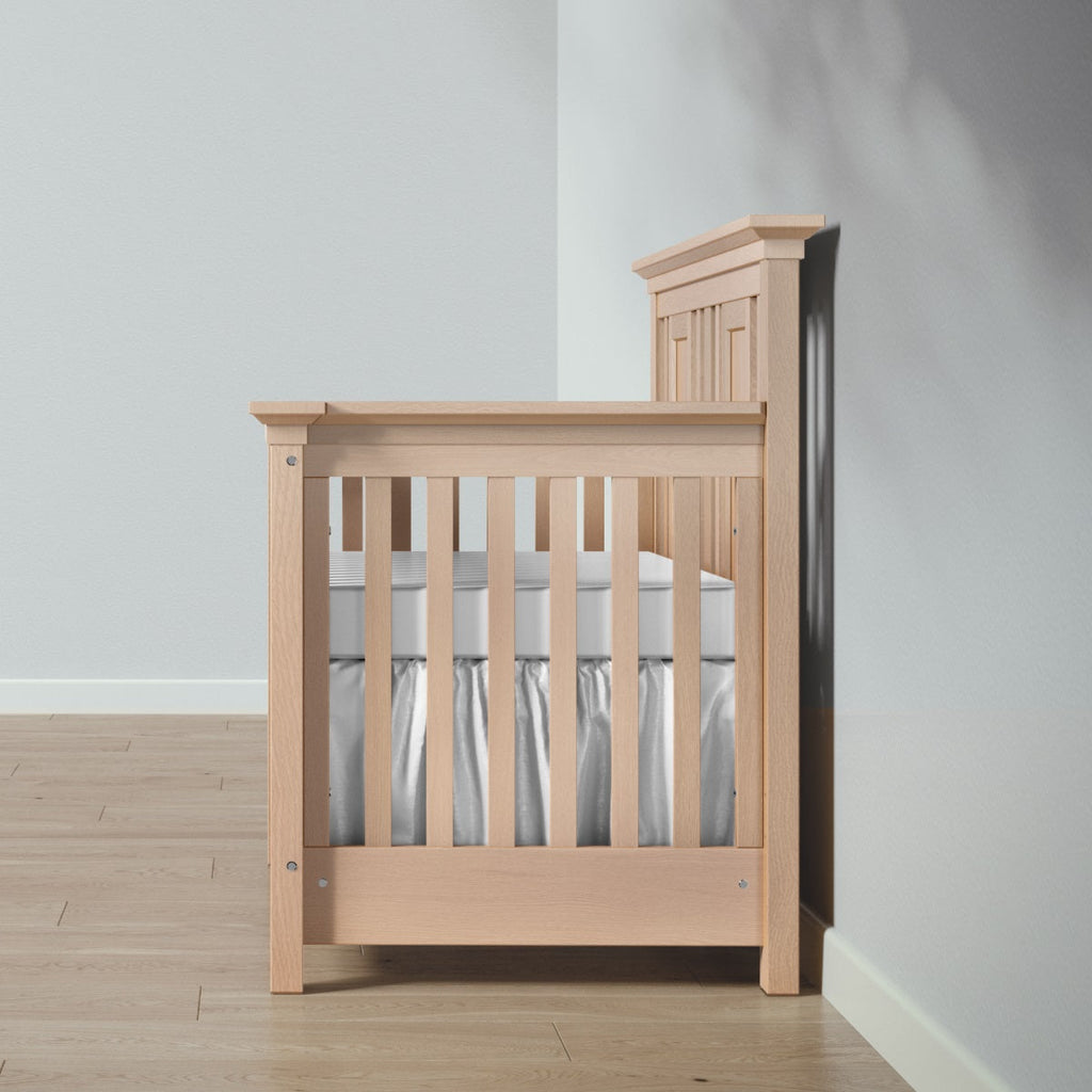 Romina Furniture Karisma Open Back Convertible Crib - Solid White Romina Furniture