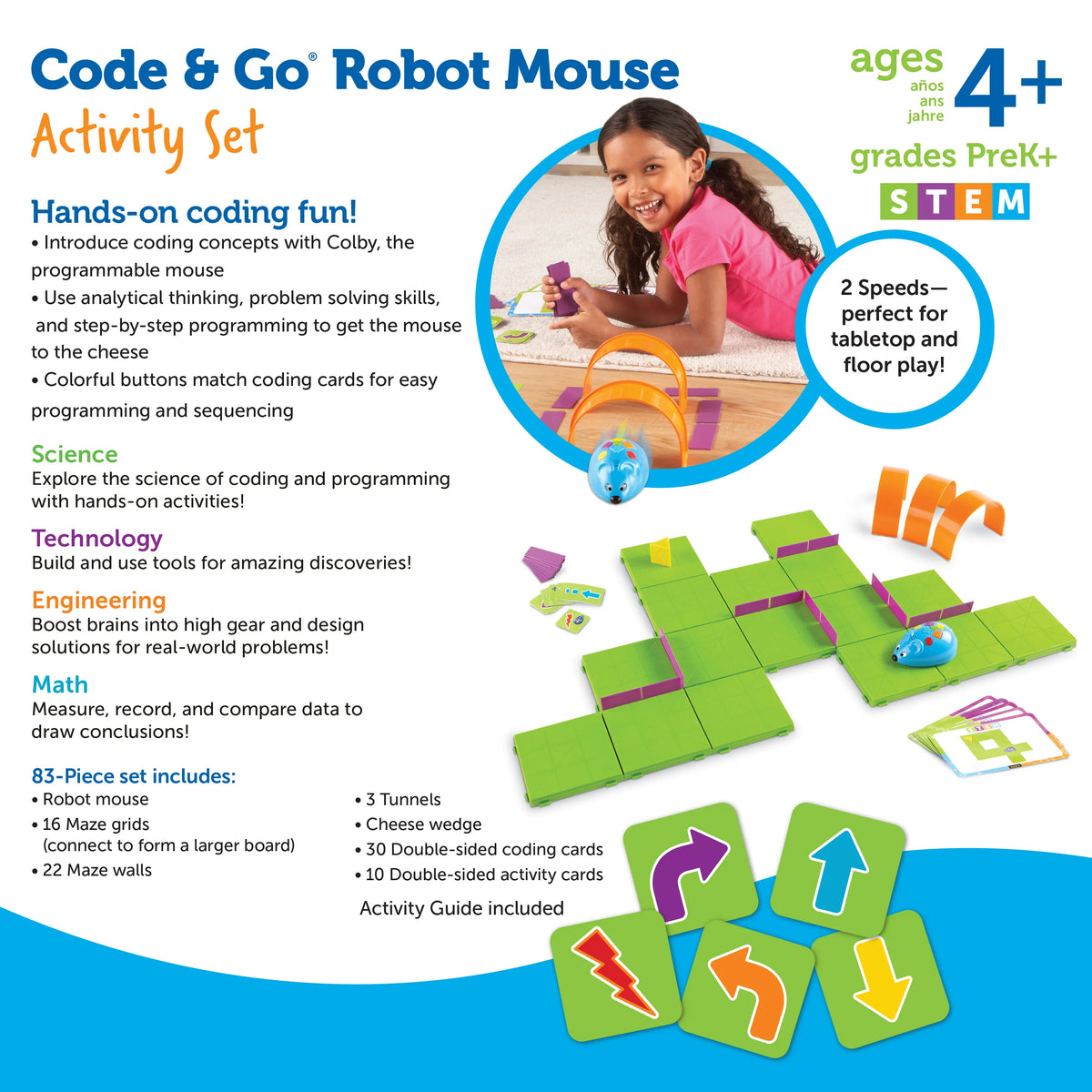 Learning Resources Code & Go® Robot Mouse Activity Set Learning Resources