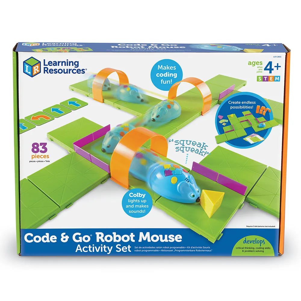 Learning Resources Code & Go® Robot Mouse Activity Set Learning Resources