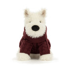 Jellycat Munro Scottie Dog 'Winter Jumper' Jellycat