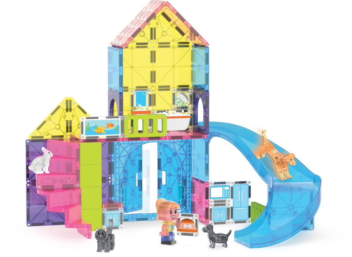 Magna-Tiles Pet Playhouse 50 Piece Set Magna-Tiles
