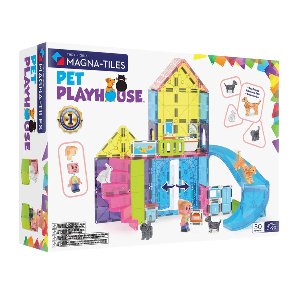 Magna-Tiles Pet Playhouse 50 Piece Set Magna-Tiles