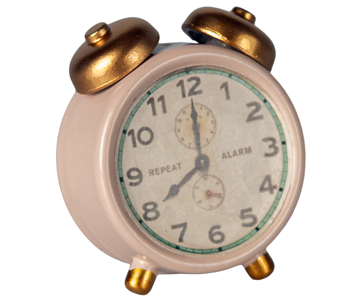 Maileg Alarm clock, Mouse - Powder – Galt Baby