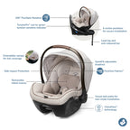 Maxi-Cosi Peri™ 180° Rotating Infant Car Seat - Onyx Wonder Maxi-Cosi