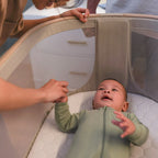 Maxi-Cosi Iora Bedside Bassinet - Classic Oat - EcoCare Maxi-Cosi