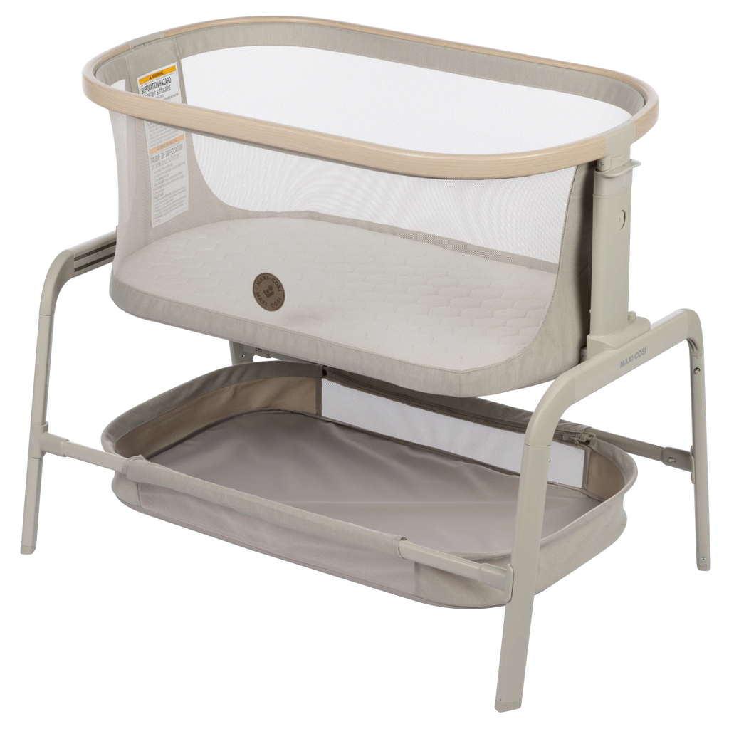 Maxi-Cosi Iora Bedside Bassinet - Classic Oat - EcoCare Maxi-Cosi