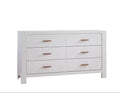 Natart Juvenile Toscano 57" Double Dresser - White Natart