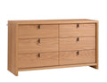 Natart Linea 62" Double Dresser - Natural Oak Natart
