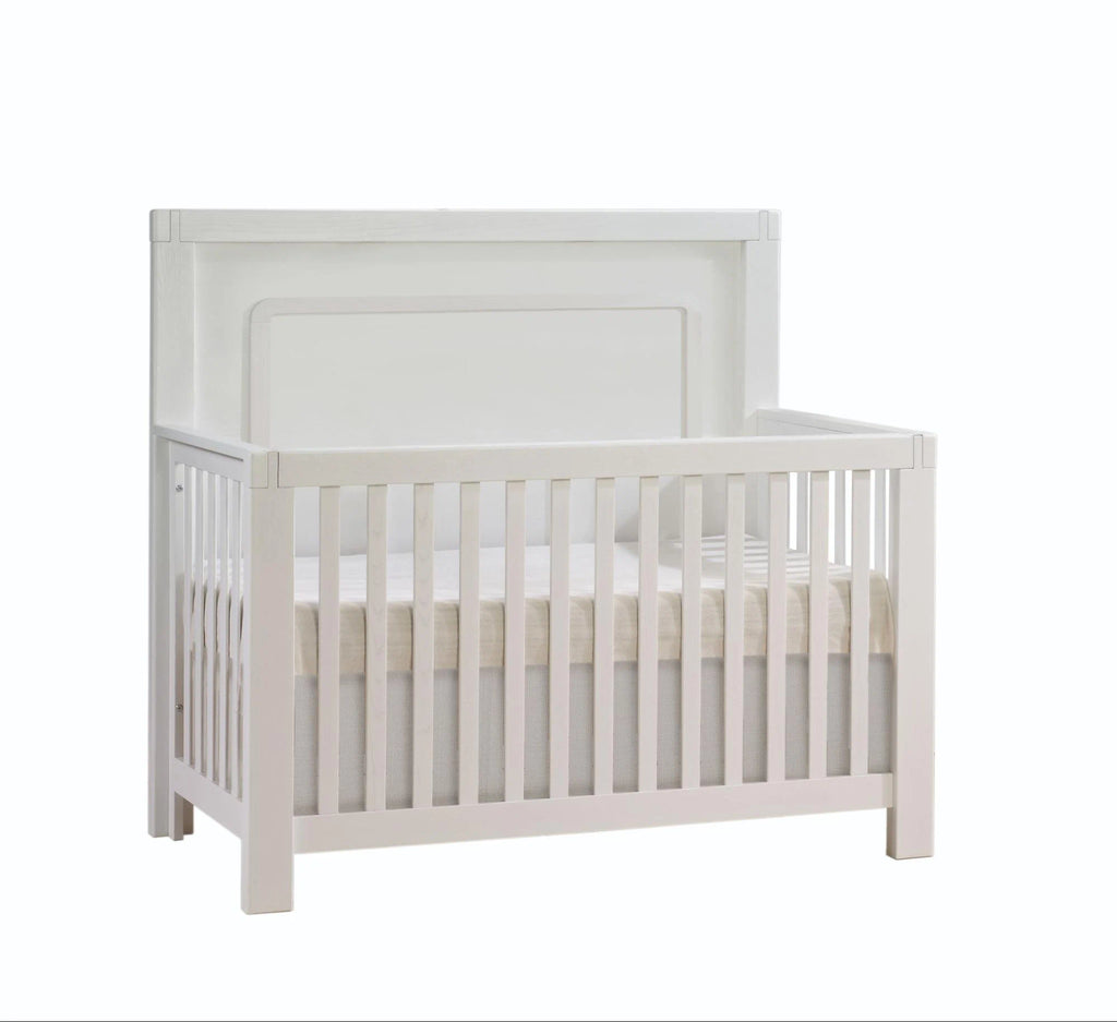 Natart Juvenile Toscano Convertible Crib - White Natart
