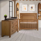 Natart Juvenile Toscano Convertible Crib - Wheat Natart