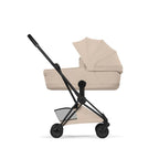 Cybex Coya Compact Stroller - Cozy Beige (Matte Black Frame) Cybex