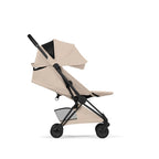 Cybex Coya Compact Stroller - Cozy Beige (Matte Black Frame) Cybex