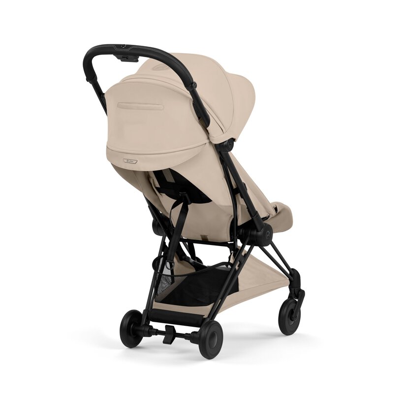 Cybex Coya Compact Stroller - Cozy Beige (Matte Black Frame) Cybex