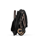 Cybex Coya Compact Stroller - Sepia Black (Rose Gold Frame) Cybex