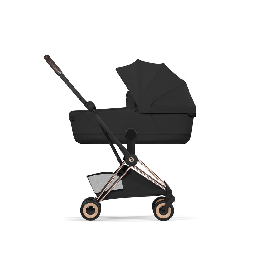 Cybex Coya Compact Stroller - Sepia Black (Rose Gold Frame) Cybex