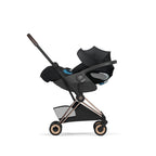 Cybex Coya Compact Stroller - Sepia Black (Rose Gold Frame) Cybex