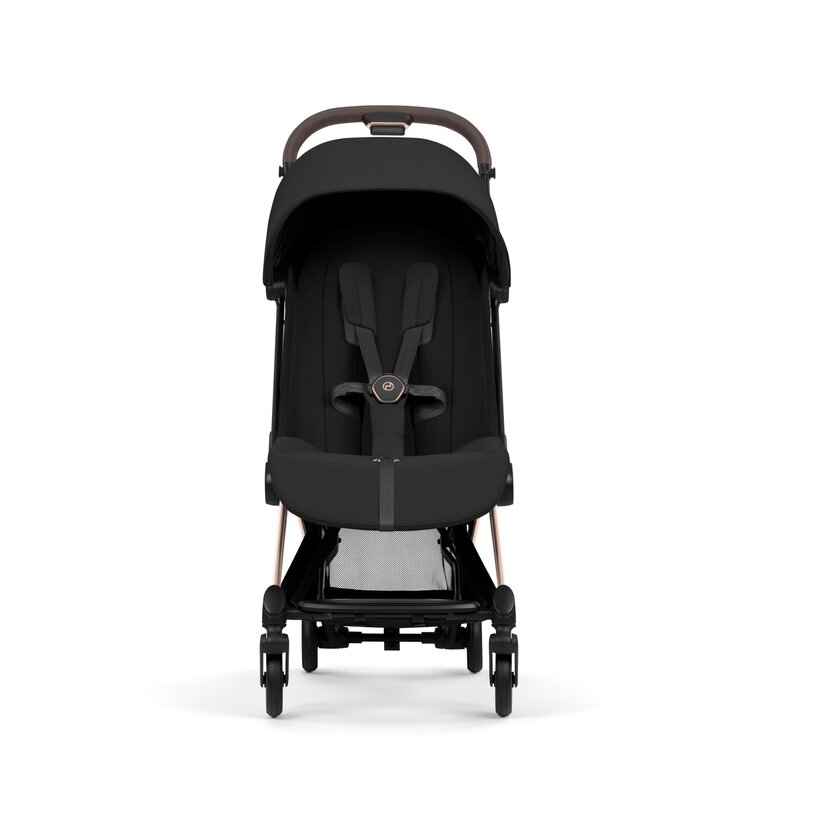 Cybex Coya Compact Stroller - Sepia Black (Rose Gold Frame) Cybex