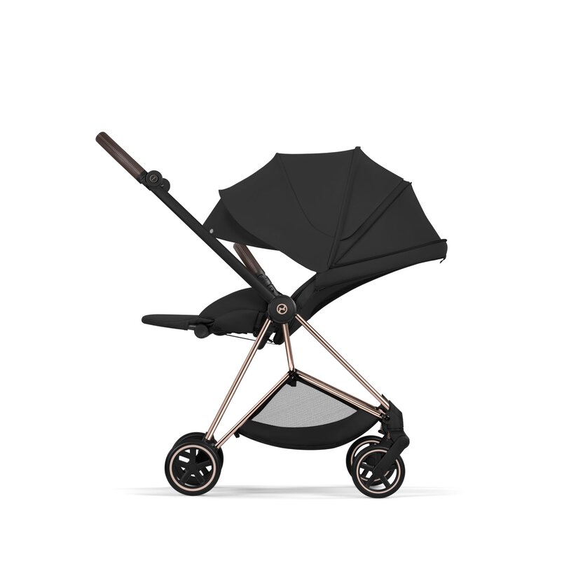 Cybex Mios Stroller - Sepia Black (Rosegold Frame) Cybex