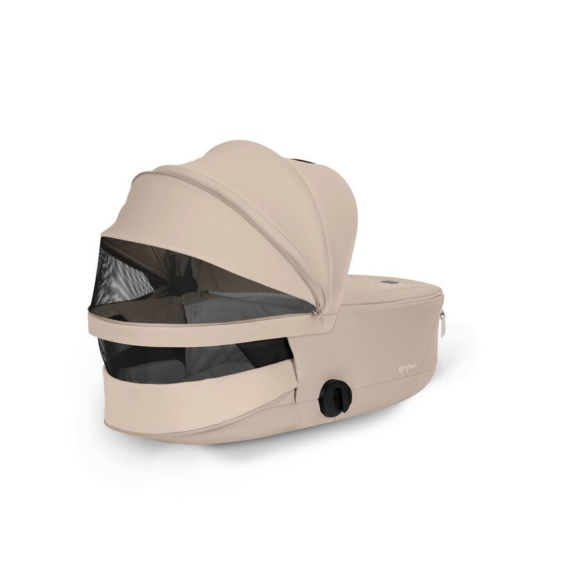Cybex Priam Fold Lux Carry Cot - Cozy Beige Cybex