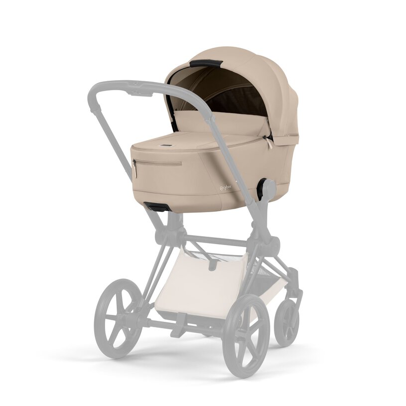 Cybex Priam Fold Lux Carry Cot - Cozy Beige Cybex