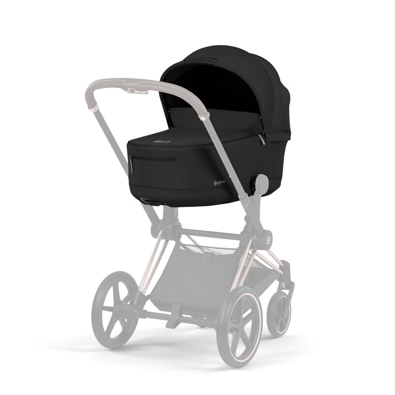 Cybex Priam Fold Lux Carry Cot - Sepia Black Cybex
