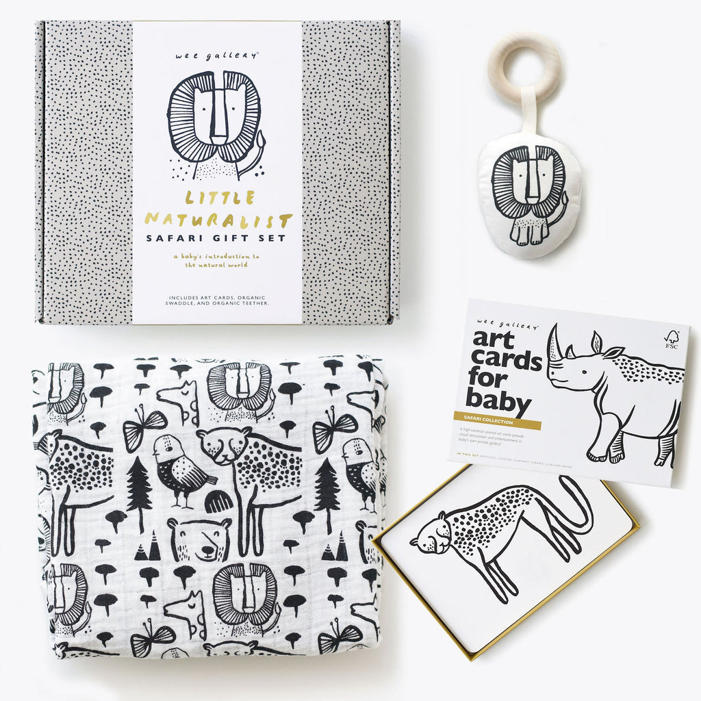 Wee Gallery Newborn Baby Gift Set - Safari Wee Gallery