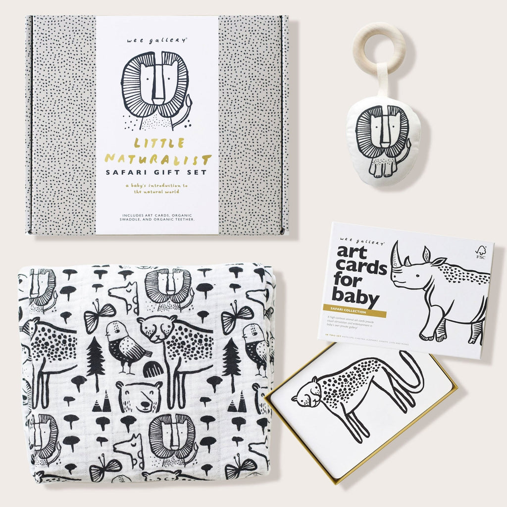 Wee Gallery Newborn Baby Gift Set - Safari Wee Gallery
