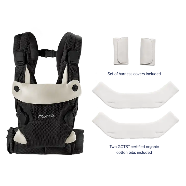 Nuna Cudl™ 4-in-1 Baby Carrier - Caviar Nuna